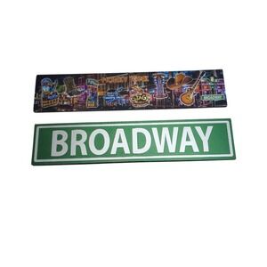 Broadway Street Souvenir Fridge Magnet‎ Tennessee Blues Travel Tourist Gift